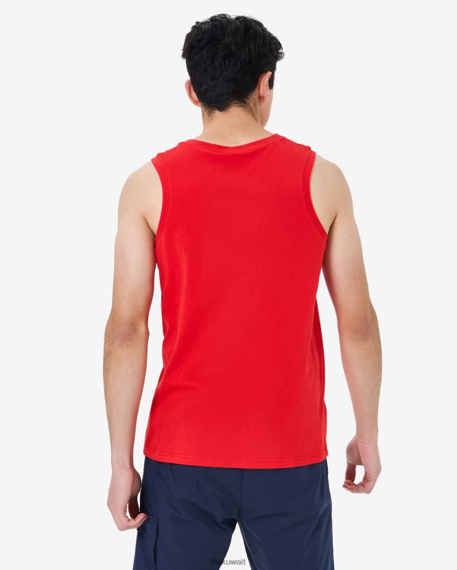 تانك شارة التراث للرجال من Red Fila BX00H42589 أحمر FILA