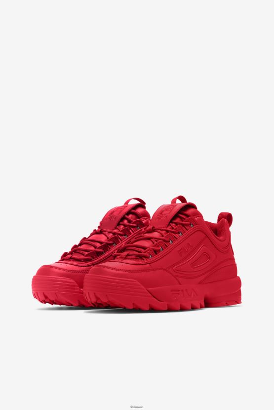 Red Fila Women's Disruptor 2 بريميوم BX00H41161 أحمر FILA