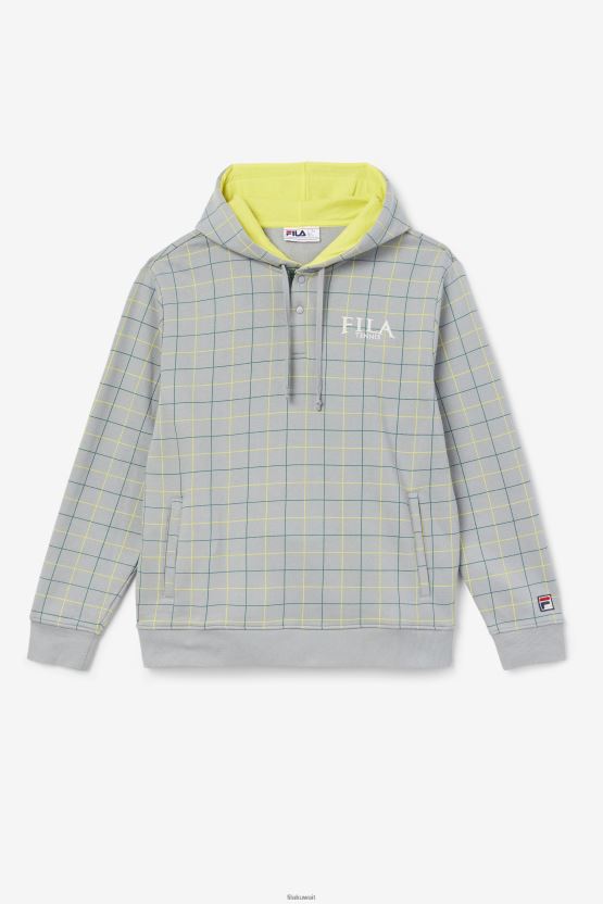 سترة بغطاء للرأس من Rish Fila Monument/أصفر/June Bug BX00H4524 النصب التذكاري / الأصفر / علة يونيو FILA