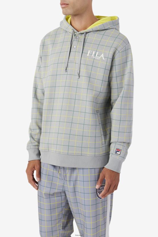 سترة بغطاء للرأس من Rish Fila Monument/أصفر/June Bug BX00H4524 النصب التذكاري / الأصفر / علة يونيو FILA