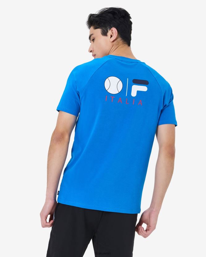 تيشيرت هانز فيلا للرجال من Skydiver BX00H42532 لاعب القفز بالمظلات FILA