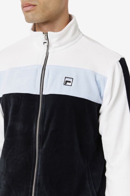 أسود / أبيض / سترة مخملية من Skyway Brice Fila BX00H4822 أسود / أبيض / سكايواي FILA