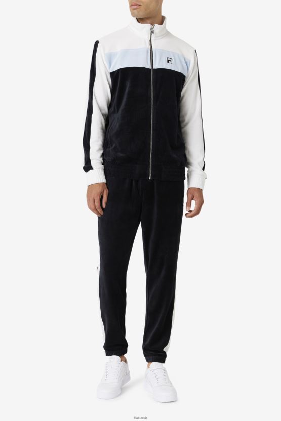 أسود/أبيض/بنطلون مخملي من Skyway Fila Brice BX00H4567 أسود / أبيض / سكايواي FILA