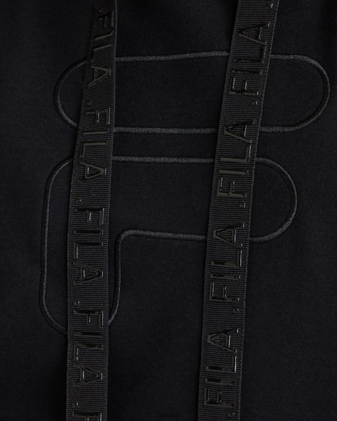 سترة بقلنسوة Spencer SS للسيدات باللون الأسود BX00H42814 أسود FILA