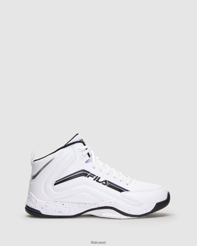 حذاء Spitfire Evo Fila للرجال، أبيض/كحلي/أسود BX00H42678 أبيض/كحلي/أسود FILA