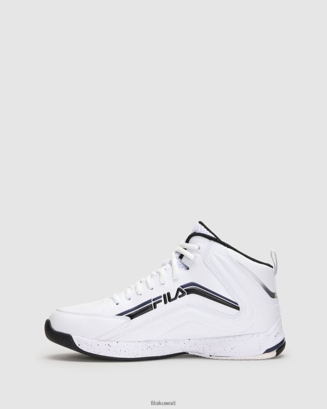 حذاء Spitfire Evo Fila للرجال، أبيض/كحلي/أسود BX00H42678 أبيض/كحلي/أسود FILA