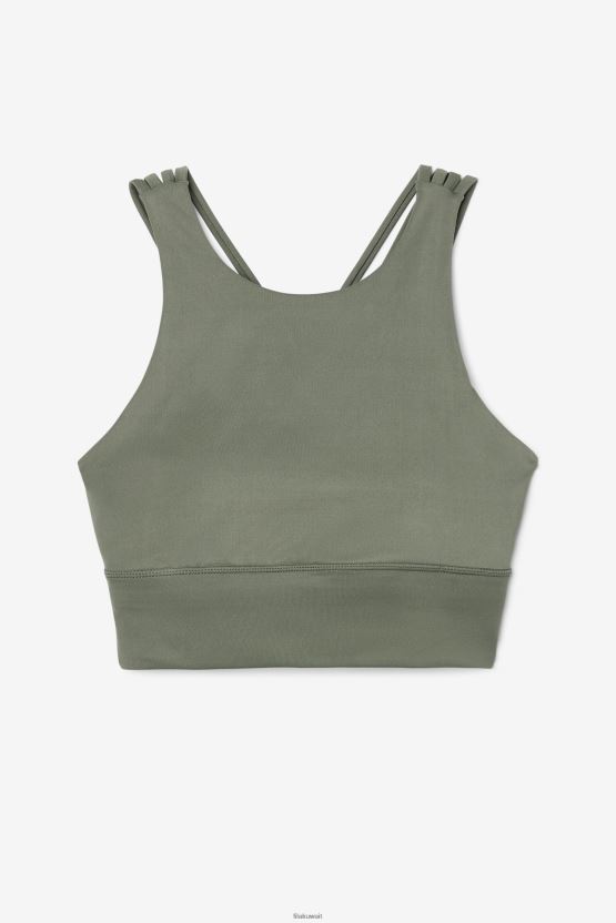 حمالة صدر رياضية ذات رقبة عالية من Thyme Uplift BX00H41812 زعتر FILA