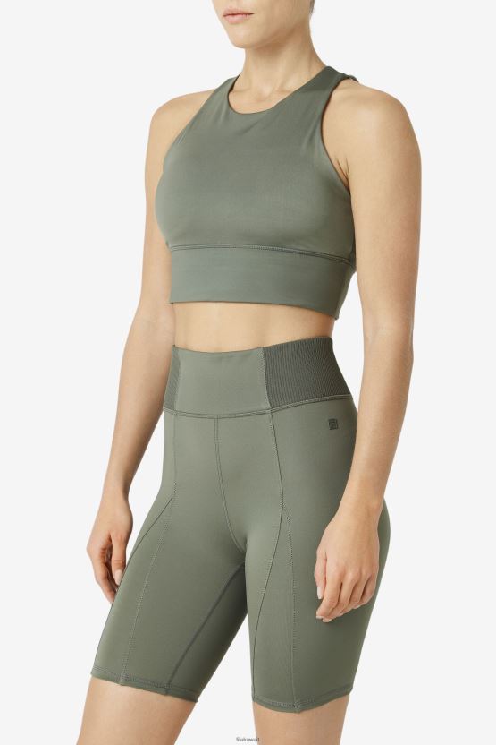 حمالة صدر رياضية ذات رقبة عالية من Thyme Uplift BX00H41812 زعتر FILA