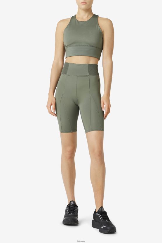 حمالة صدر رياضية ذات رقبة عالية من Thyme Uplift BX00H41812 زعتر FILA