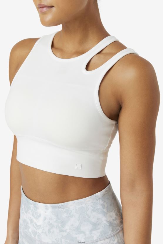 حمالة صدر محصولية من Uplift Slice باللون الأبيض BX00H41823 أبيض FILA