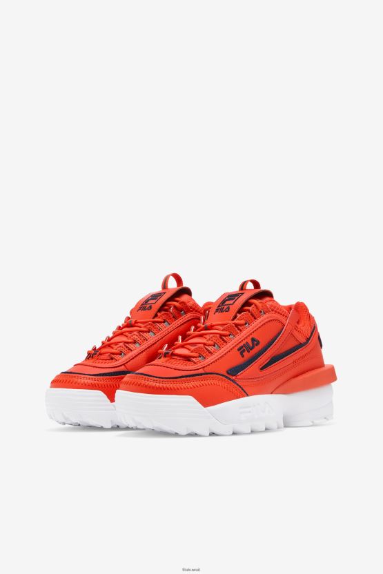 Women's Disruptor 2 EXP Fila Orange.com/navy/white BX00H41196 orange.com/navy/white FILA