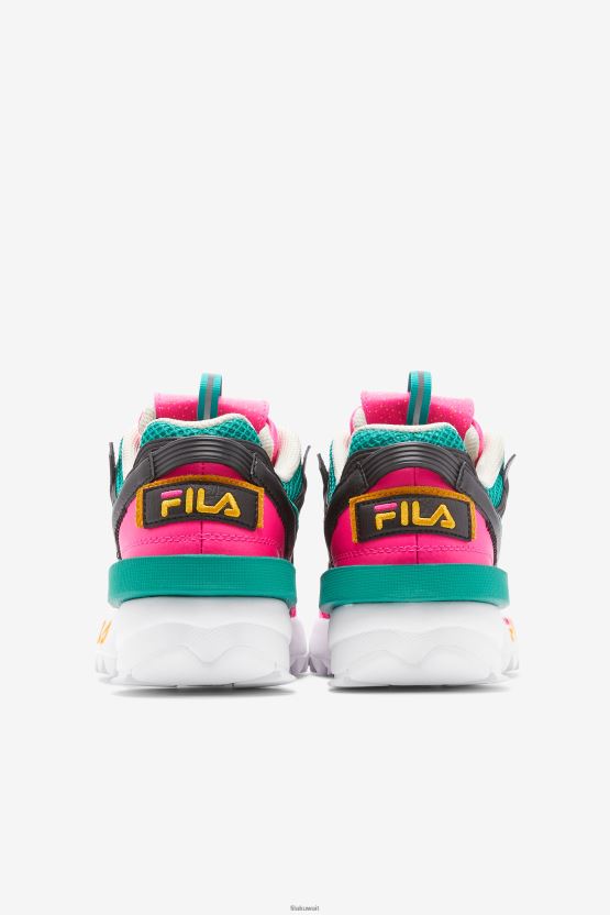 Women's Disruptor 2 EX Fila - وردي متوهج/ذهبي/جاردينيا BX00H41238 الوهج الوردي / الذهب / الغردينيا FILA