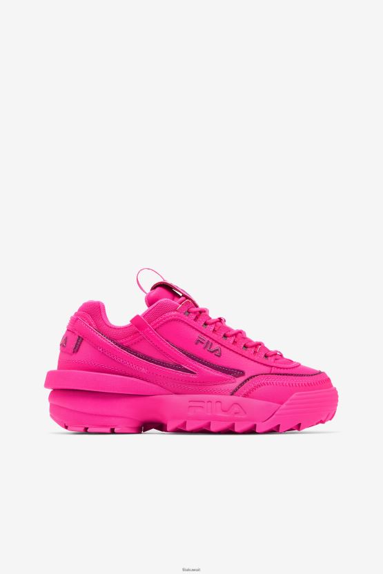 Women's Disruptor 2 EX Fila Pink glo/festival فوشيا BX00H41178 وردي جلو/فوشيا للمهرجان FILA