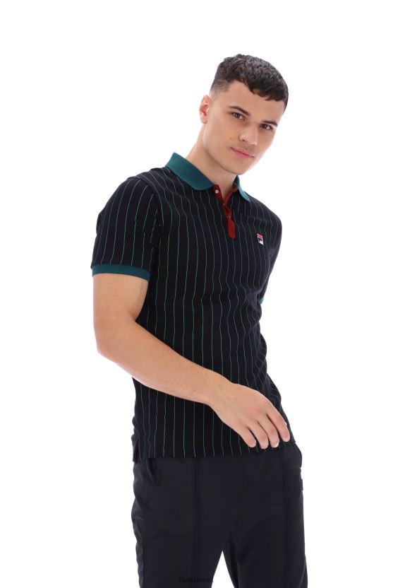 bb1 قميص بولو مخطط كلاسيكي من فيلا BX00H43217FILA