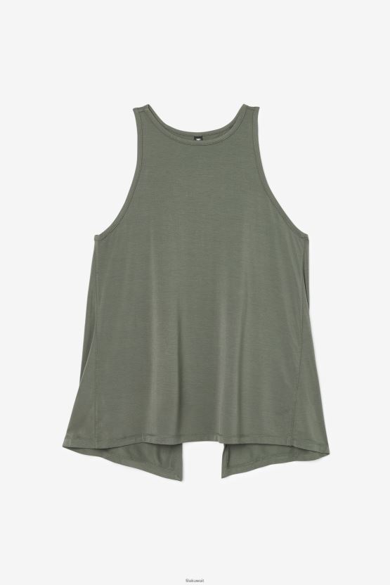 fi-lux مفتوح الظهر بدون أكمام علوي زعتر فيلا BX00H41865 زعتر FILA