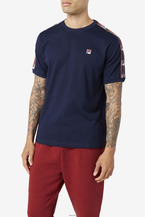 فيلا peacoat أوليفر تي شيرت BX00H4298 معطف طاووس FILA