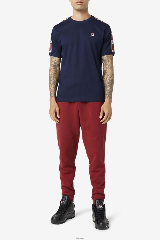 فيلا peacoat أوليفر تي شيرت BX00H4298 معطف طاووس FILA