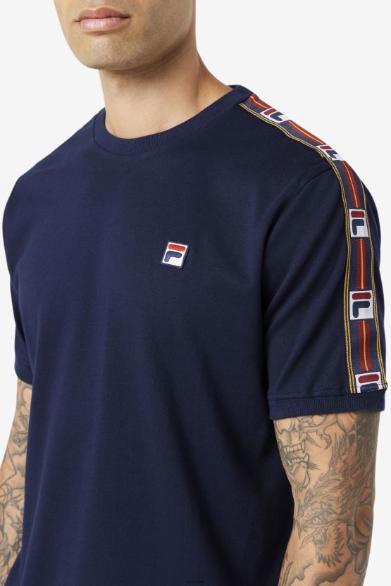 فيلا peacoat أوليفر تي شيرت BX00H4298 معطف طاووس FILA