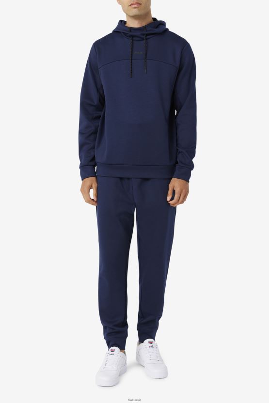 همت جوغر فيلا peacoat/أسود BX00H4596 معطف / ​​أسود FILA