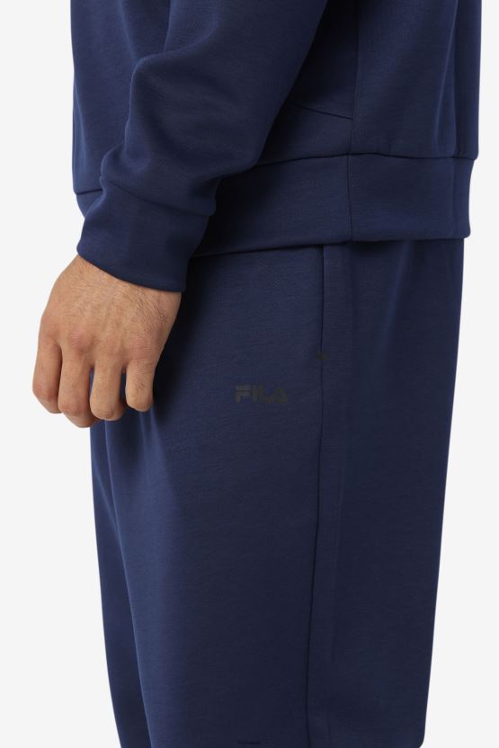 همت جوغر فيلا peacoat/أسود BX00H4596 معطف / ​​أسود FILA