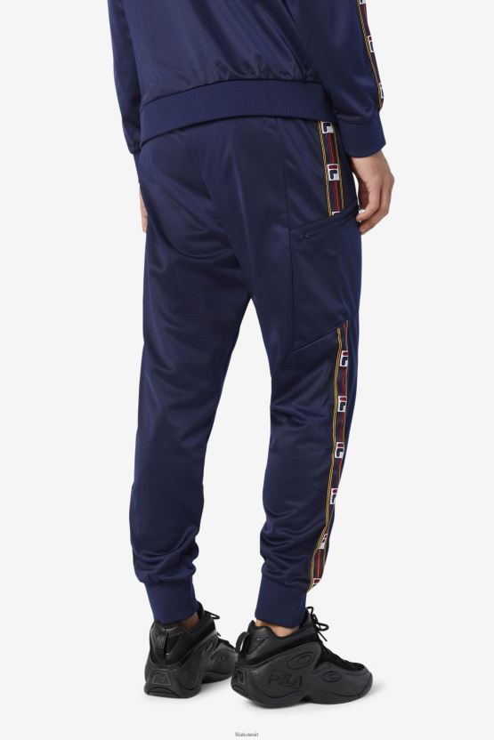 peacoat فيلا جاكسون بانت BX00H4663 معطف طاووس FILA