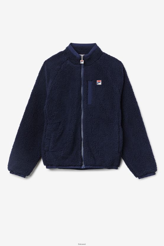 يوري سترة peacoat فيلا BX00H4803 معطف طاووس FILA