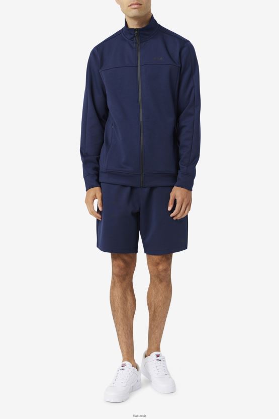 فيلا جونال جاكيت بسحاب peacoat/أسود BX00H4871 معطف / ​​أسود FILA