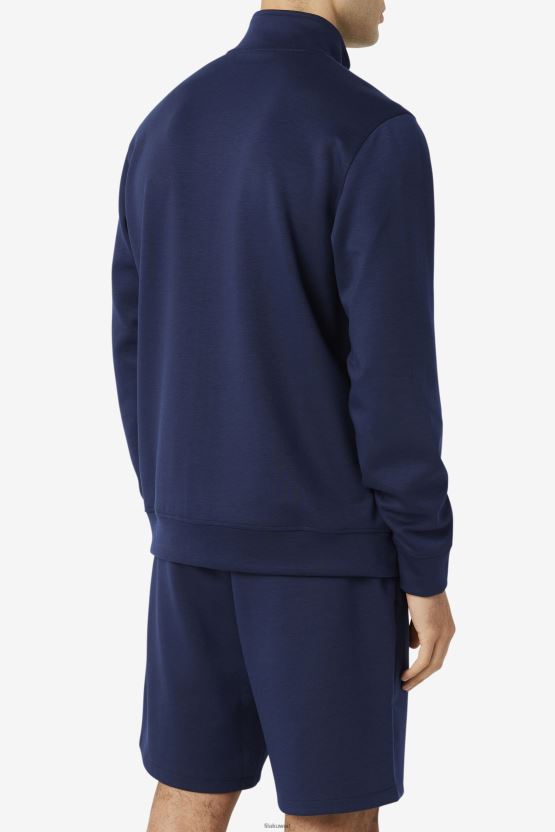 فيلا جونال جاكيت بسحاب peacoat/أسود BX00H4871 معطف / ​​أسود FILA