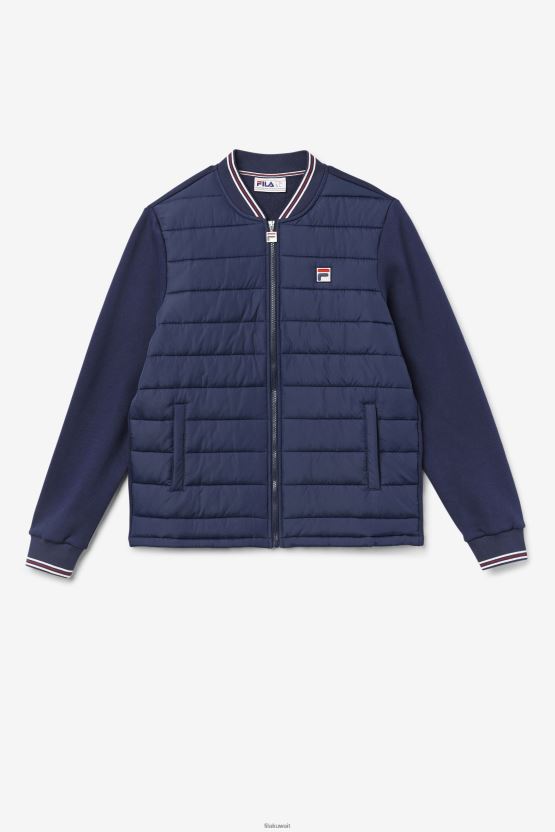 سترة منتفخة من طراز peacoat fila marco BX00H4795 معطف طاووس FILA