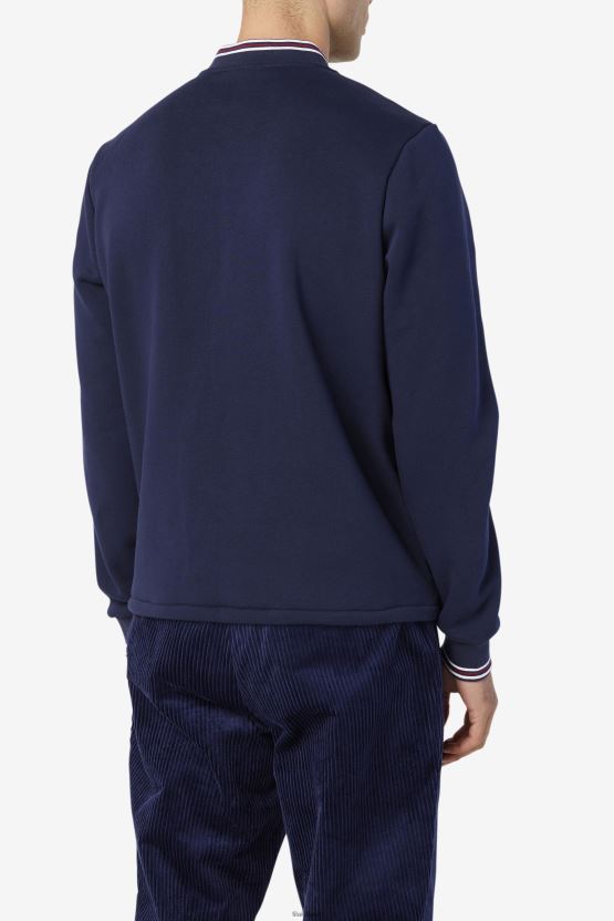سترة منتفخة من طراز peacoat fila marco BX00H4795 معطف طاووس FILA