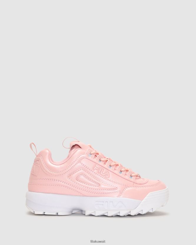 rosquarz/rosquarz/white fila Women's Disruptor II Pearlized BX00H42781 روزكوارتز/روسكوارز/أبيض FILA
