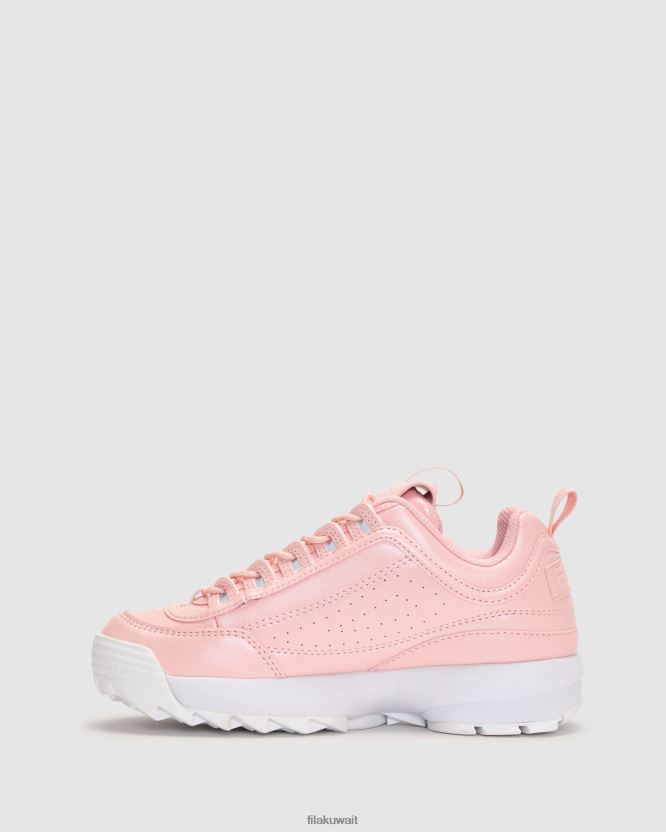 rosquarz/rosquarz/white fila Women's Disruptor II Pearlized BX00H42781 روزكوارتز/روسكوارز/أبيض FILA
