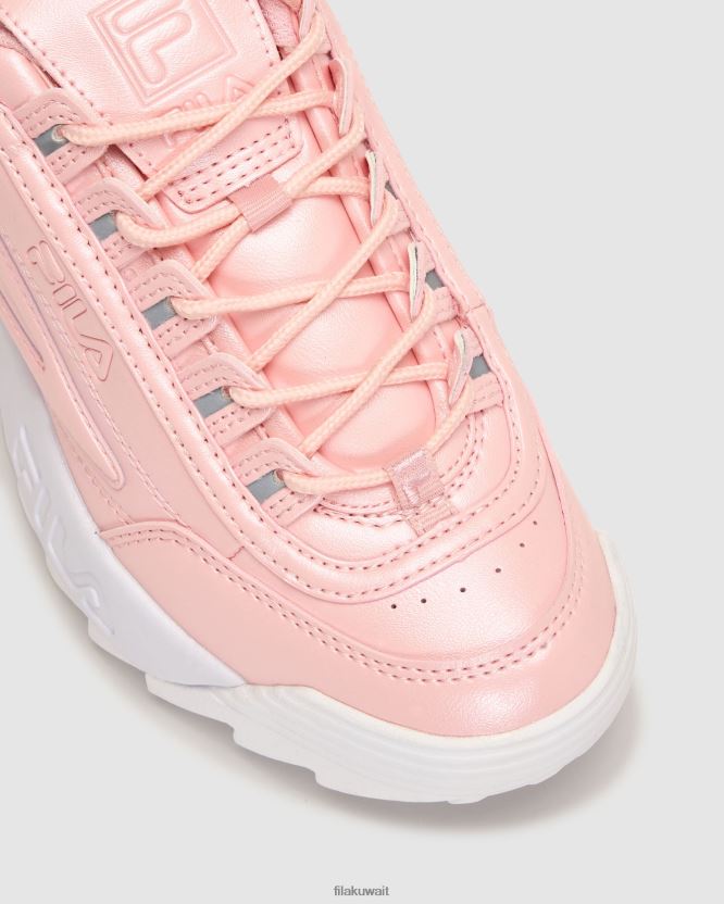 rosquarz/rosquarz/white fila Women's Disruptor II Pearlized BX00H42781 روزكوارتز/روسكوارز/أبيض FILA