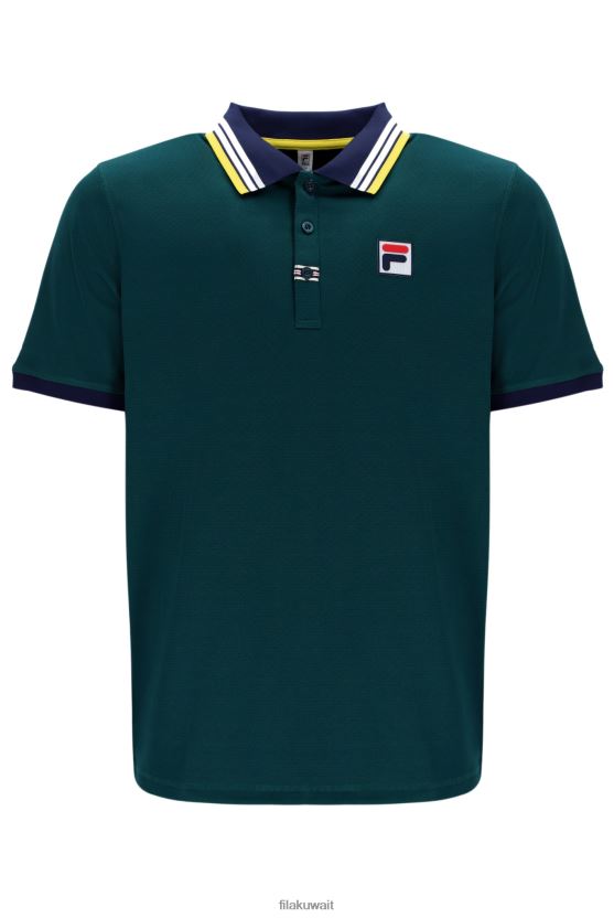 التراث s/s بولو فيلا الصلبة BX00H43227FILA